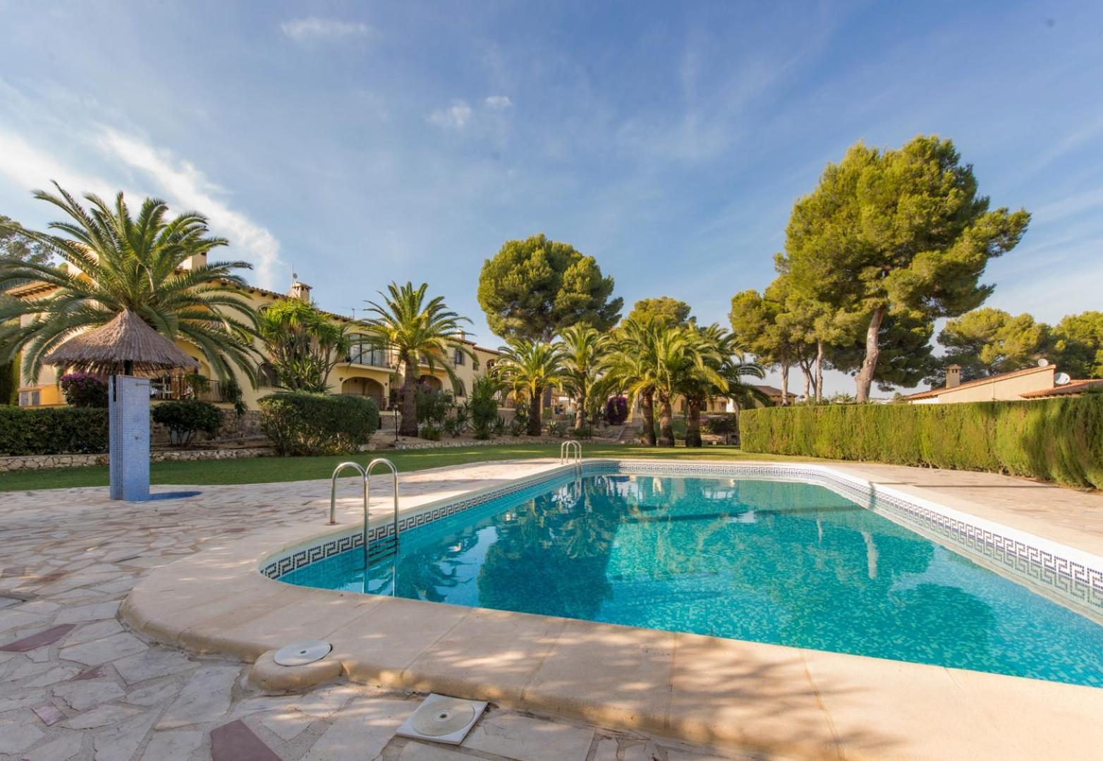 Apartamento En Moraira Con Piscina Bagian luar foto