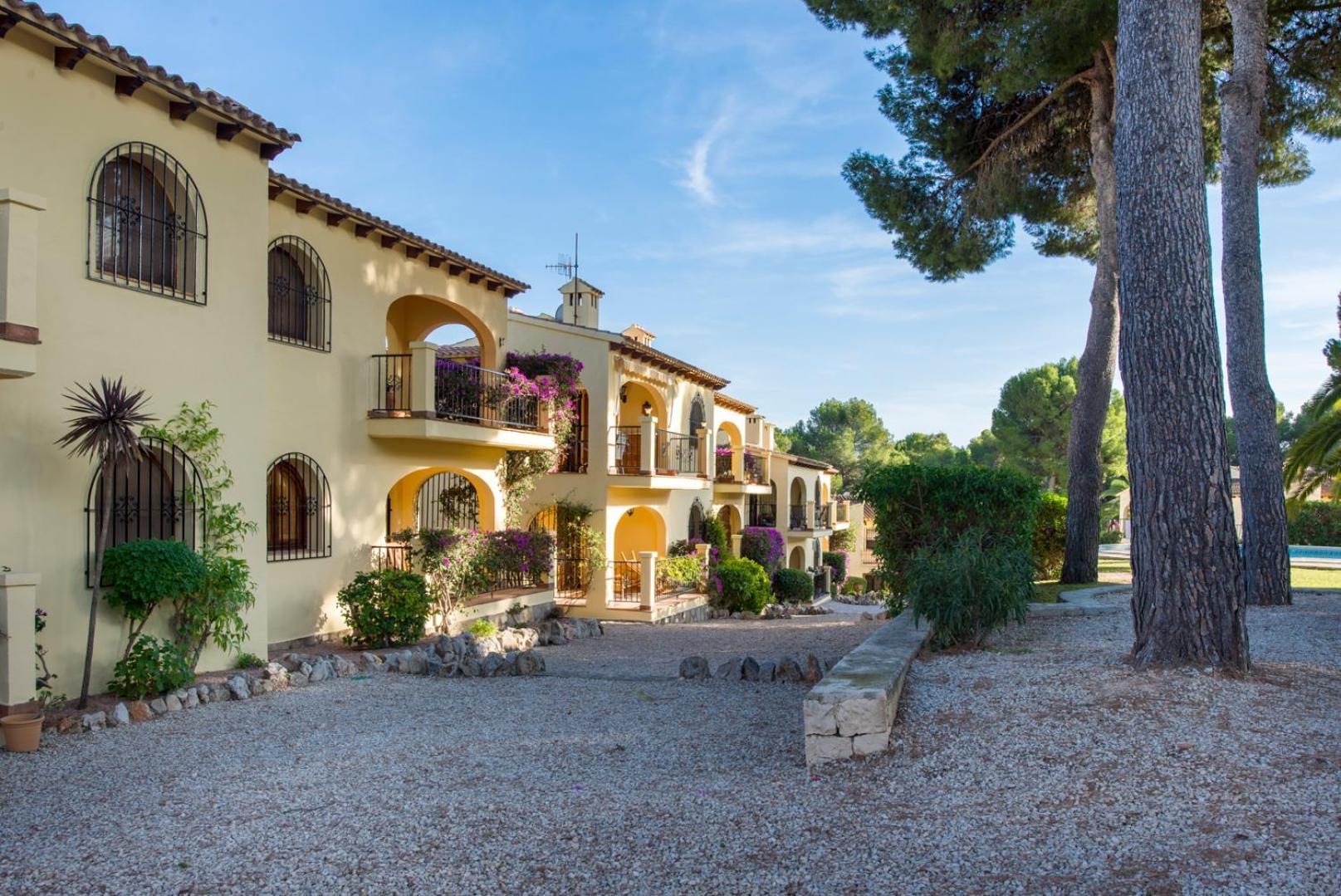 Apartamento En Moraira Con Piscina Bagian luar foto