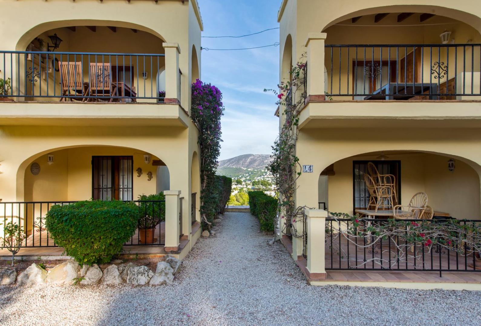 Apartamento En Moraira Con Piscina Bagian luar foto