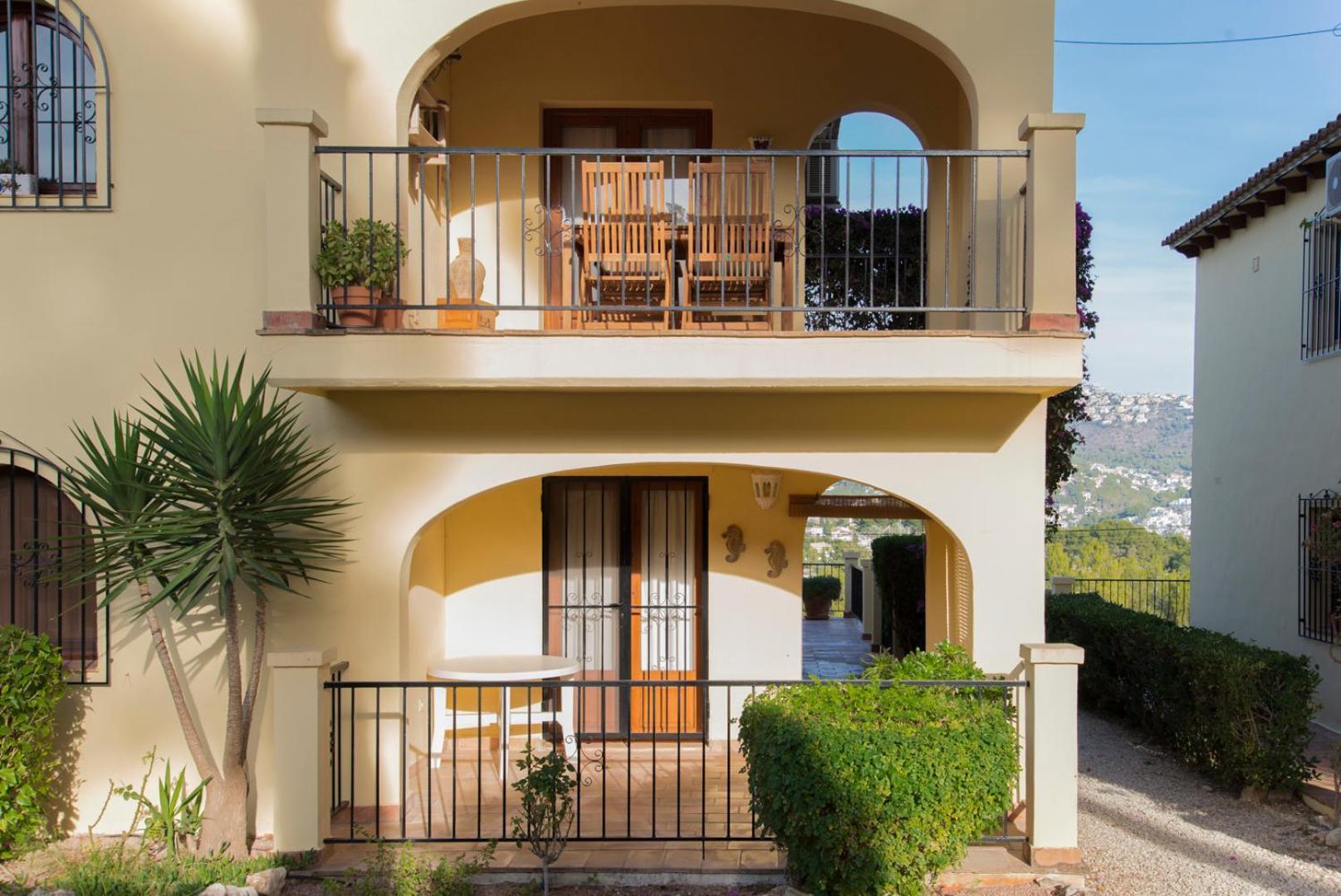 Apartamento En Moraira Con Piscina Bagian luar foto