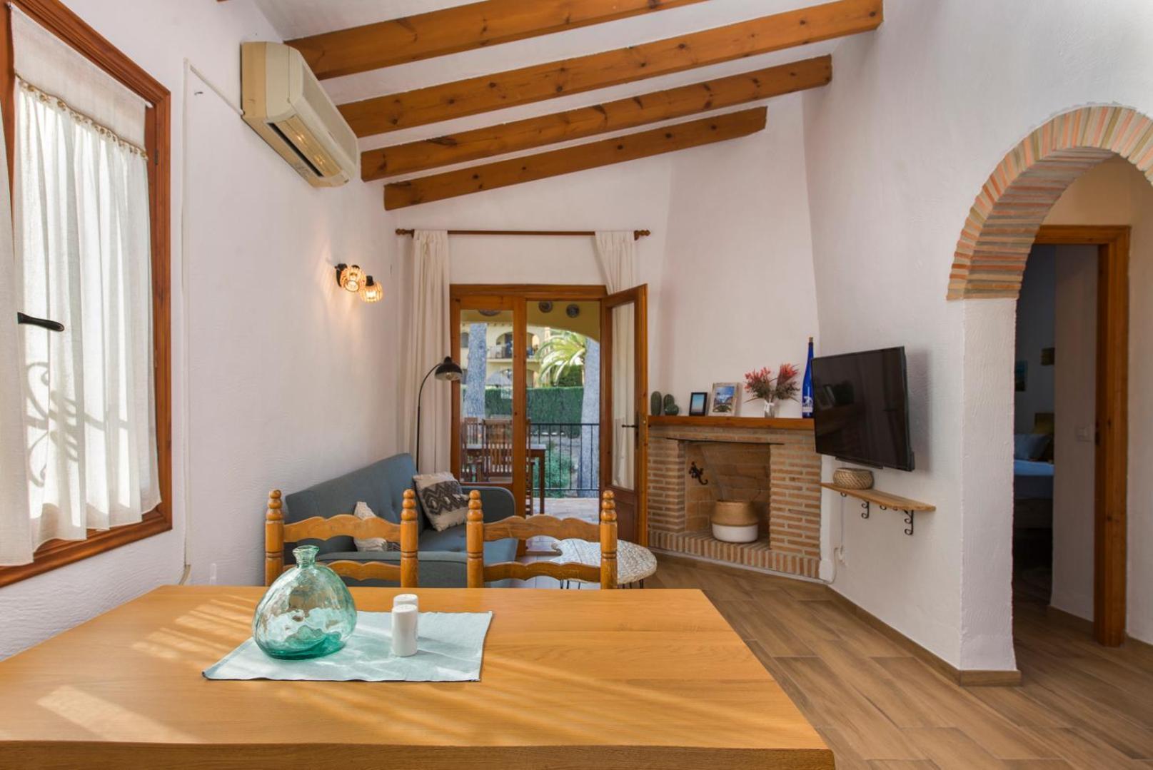 Apartamento En Moraira Con Piscina Bagian luar foto