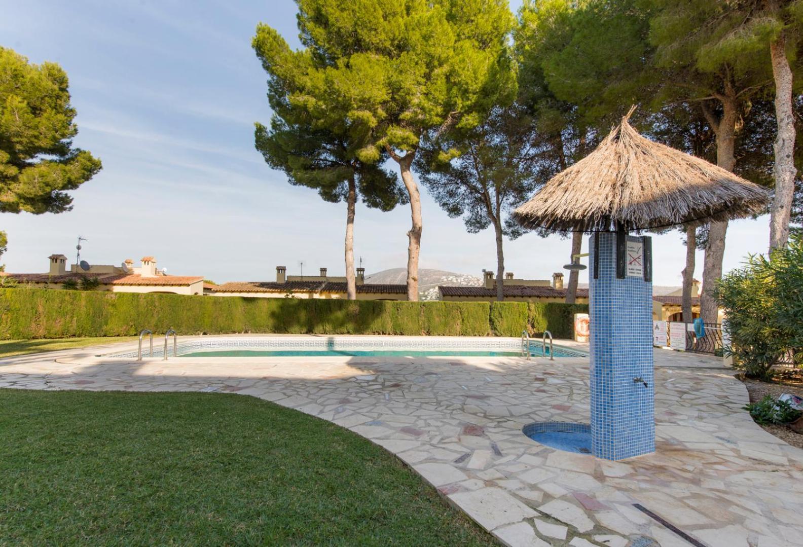 Apartamento En Moraira Con Piscina Bagian luar foto