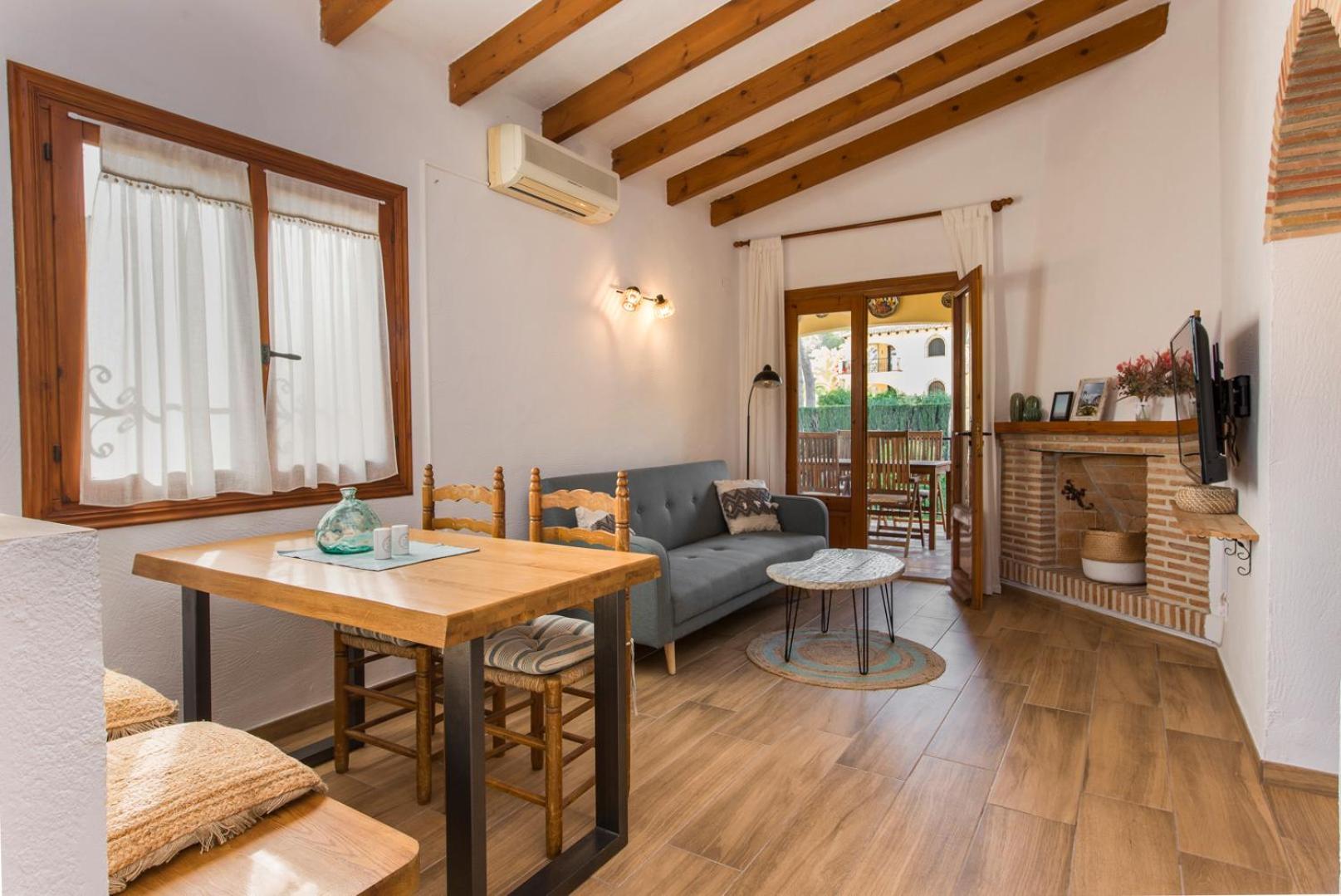 Apartamento En Moraira Con Piscina Bagian luar foto
